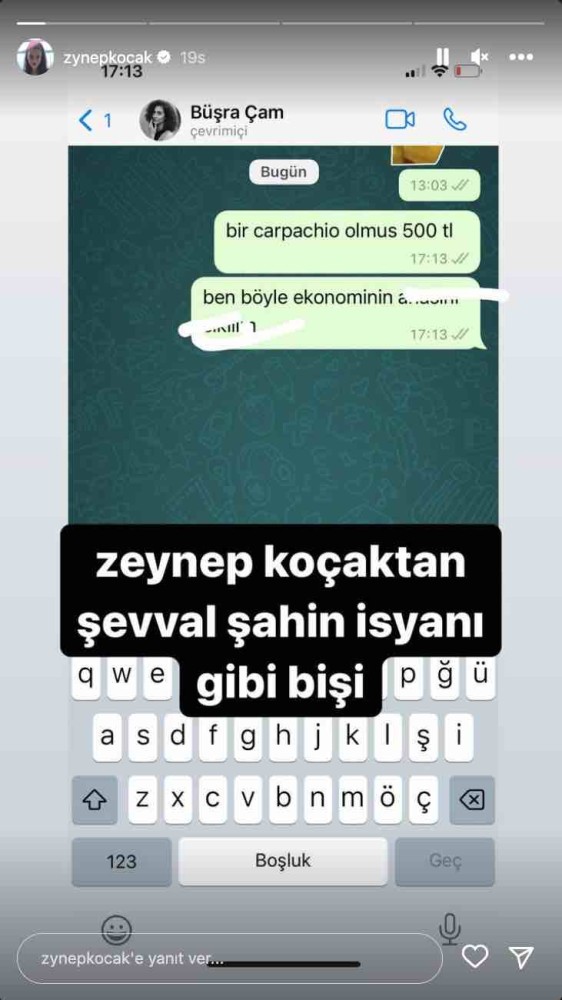 zeynep kocak in sevval sahin gondermesi gundem oldu